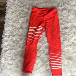 Orange Athleta leggings